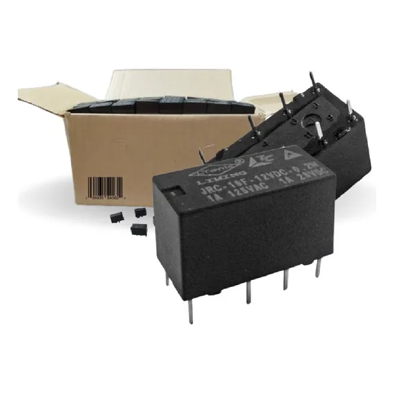 10 Unidades Rele 12v 8 Pinos 1a Jrc-19 