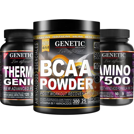 Aminos Esenciales Quemador Thermogenic Bcaa Powder Genetic