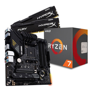 Kit Tuf Gaming B550m-plus + Ryzen 7 5700x + Fury 16gb Ddr4 Kit Tuf Gaming B550m-plus + Ryzen 7 5700x + Fury 16gb Ddr4