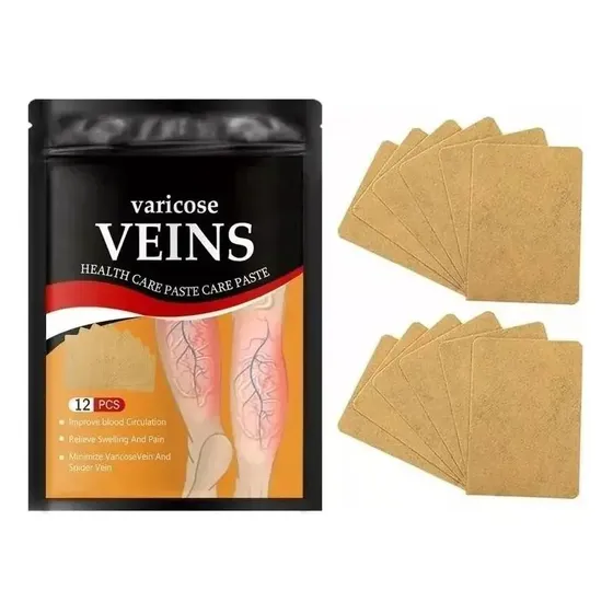 48 Pzs Parches Para Várices Varicosas, Dolor E Inflamación Fragancia Hierbas | Cuotas sin interés