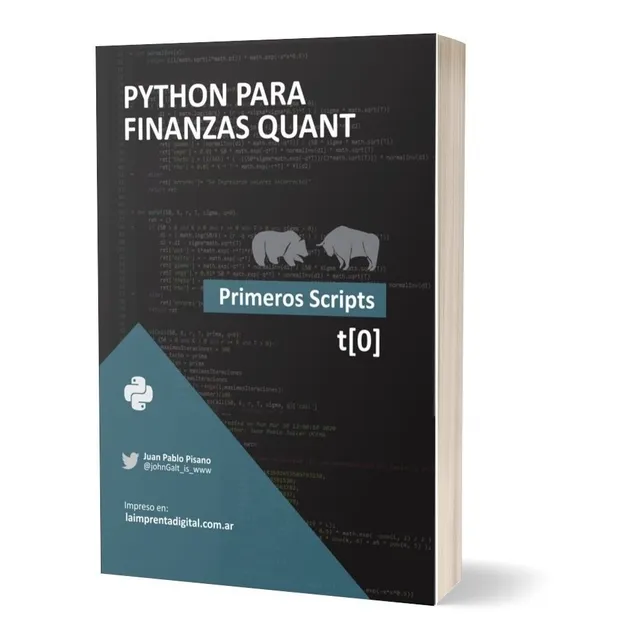 Libros Aprendé Python Desde 0 Trading Quant - Combo 3 Tomos