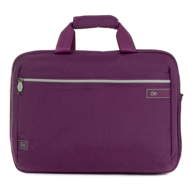 Porta Laptop Textil De 15 Pulgadas - Color Morado