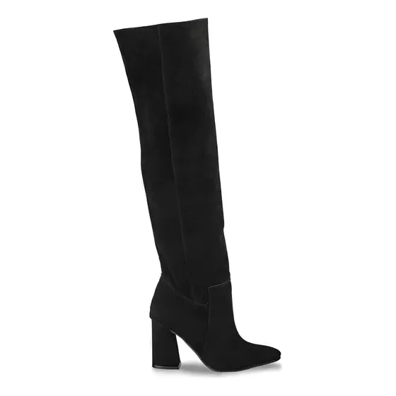Botas Bucaneras Arrugada Caña Alta Largas Taco Separado