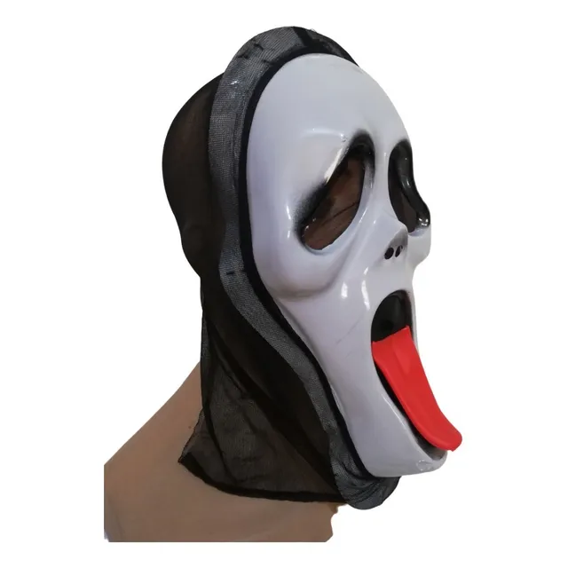 Máscara De Scary Movie Scream Importada Con Lengua