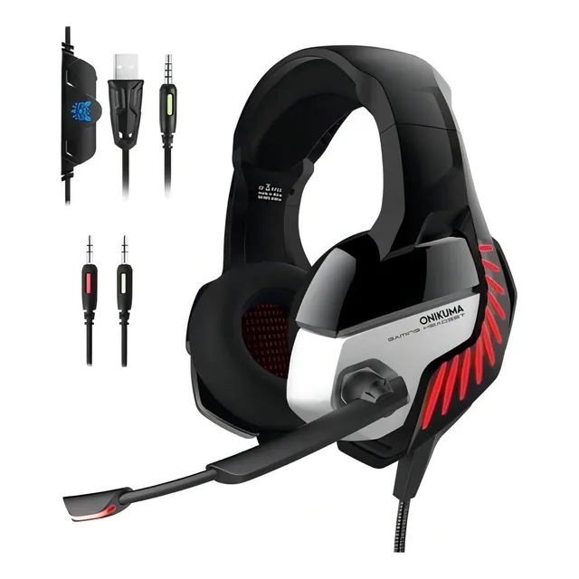 Audifonos Gamer Led Diadema Ps4 Xbox One S Jack 3.5mm Pc