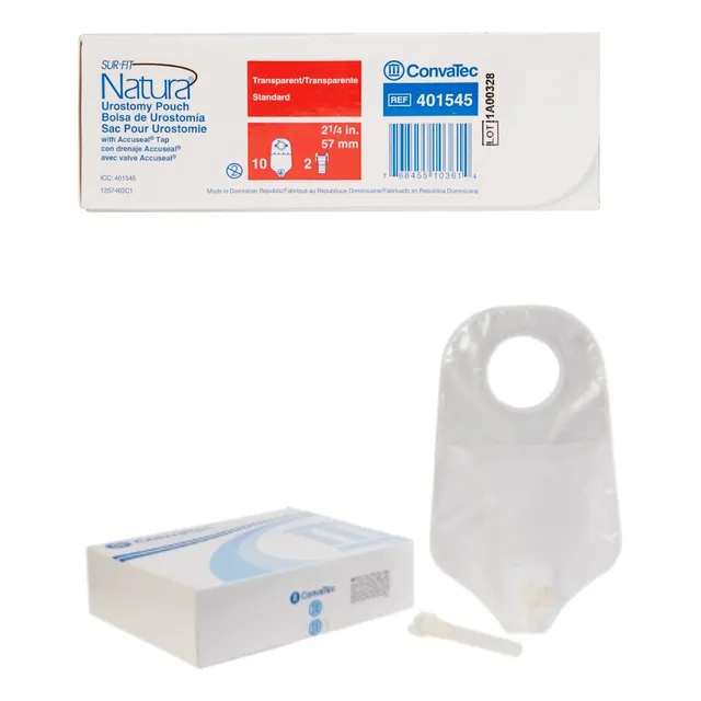 10 Bolsa 57 Mm Urostomia Natura 401545 Convatec - Deltamed