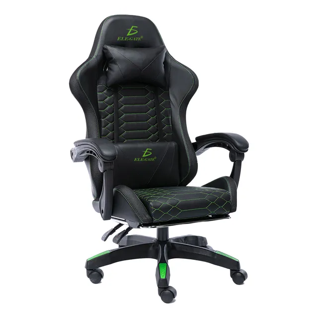 Silla Gamer Profesional Ergonómica Casa U Oficina Gaming Diseño Raicing Reposa Pies Ele-Gate