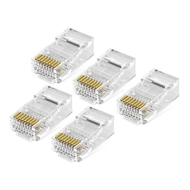 Plug Conector Rj45 Cat5e X 100 Unidades