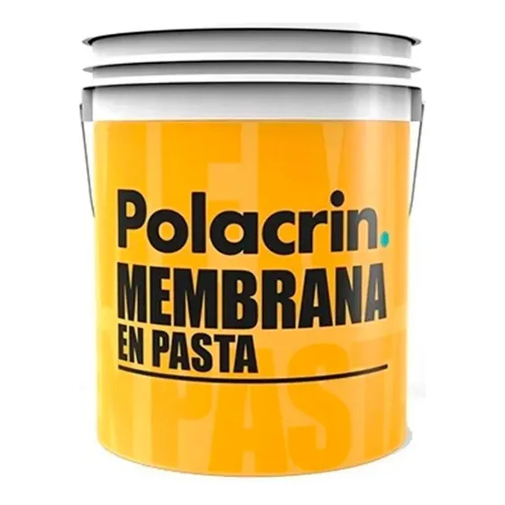 Polacrin Membrana Liquida 10lt Pmiguel Acabado Mate Color Blanco