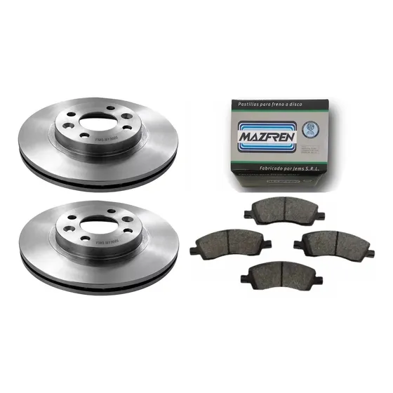 Kit Discos Y Pastillas De Freno Fiat Argo Cronos 1.3 2022/