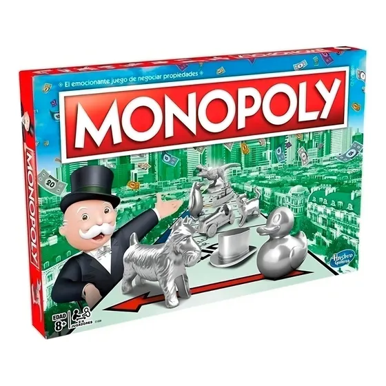 Juego De Mesa Hasbro Gaming Monopoly Clásico C1009 Español