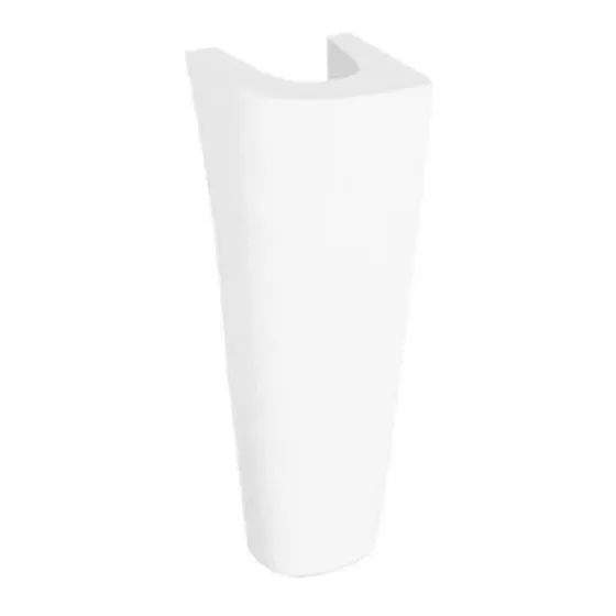 Coluna Para Tanque 53,5x13cm Branca