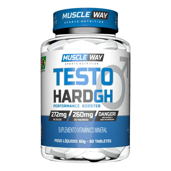 Testo Hard Gh 60 Tabletes - Muscle Way