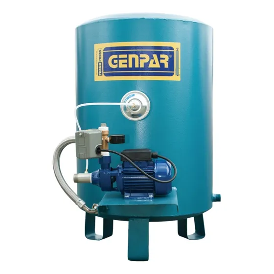 Hidroneumatico Genpar Tanque 40 Gal. + Bomba Perif. 1/2 Hp