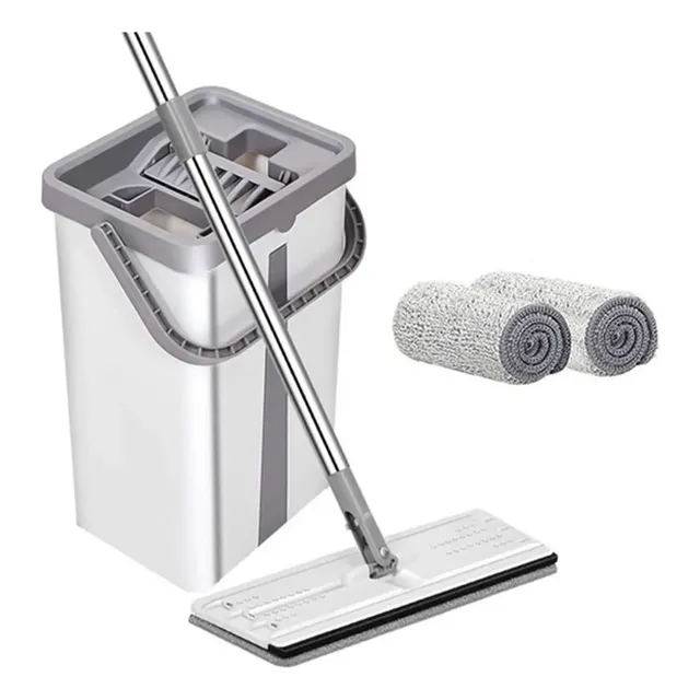 Limpiador De Piso Giratorio + Balde Escurridor Scratch Anet