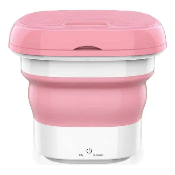 Lavadora Compacta Portátil Plegable Ideal Para Ropa De Bebé