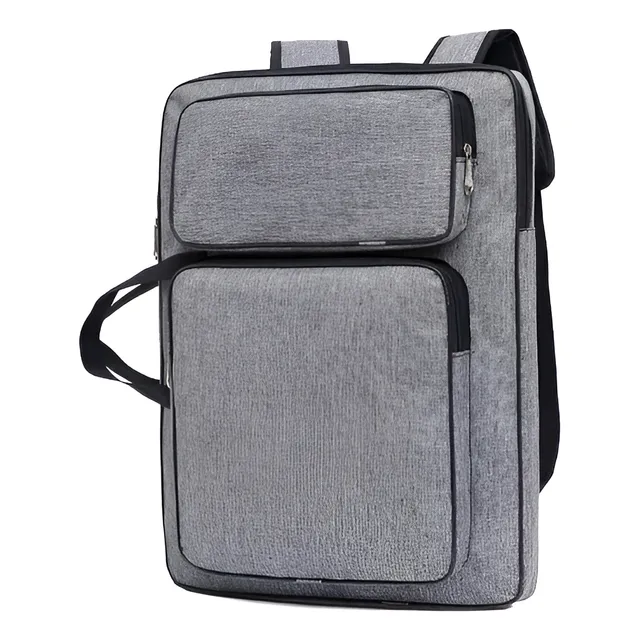 * Capa A3 Art Portfolio Sketch Bag Portable Artists Roxo