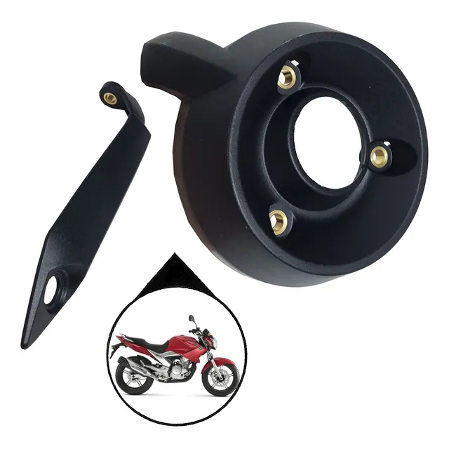 Capa Protetora Escapamento Yamaha Fazer250 2012 A 2017 Preto