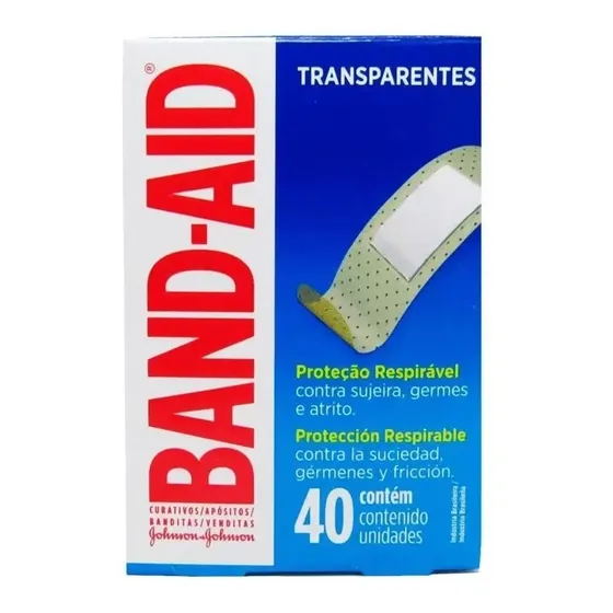Johnson Band-aid Curitas Banditas Apósitos Transparentes 40u