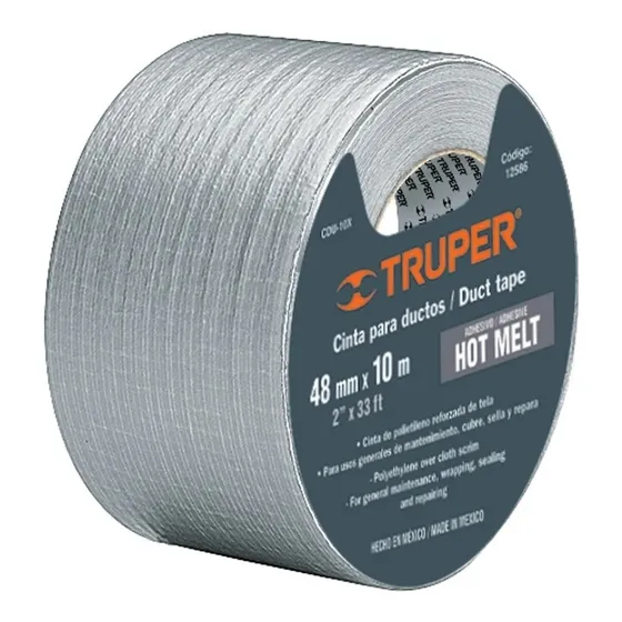 Cinta Pato Gris Truper 48mm Por 50 Metros Lnf