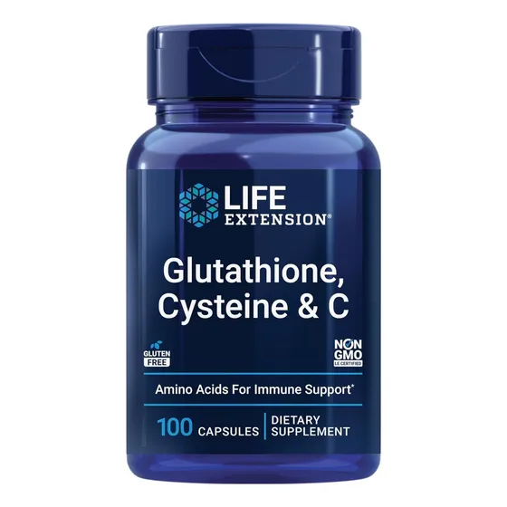 Glutatión, Cisteína Y C Life Extension 100 Cápsulas