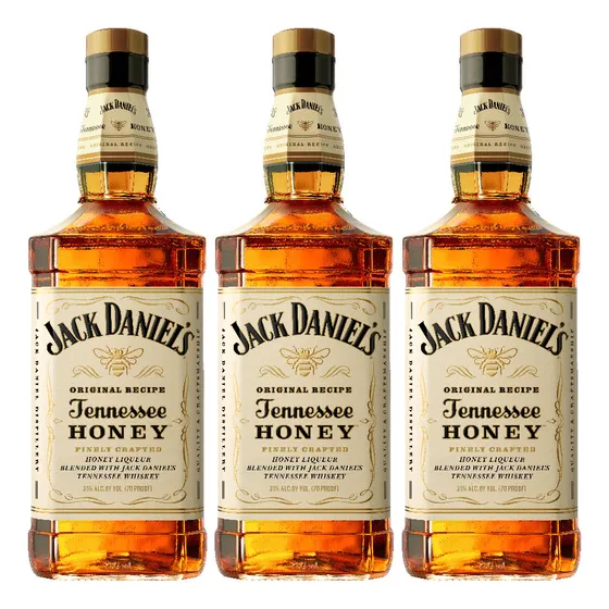 Jack Daniels Honey 700ml X 3 Unidades