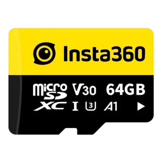 Tarjeta micro SD Insta360 de 64 GB para One X2 X3 One R One Rs