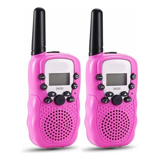 * Set Walkie Talkie 2 Radios For Niños Con Alcance De 8 Km * Set Walkie Talkie 2 Radios For Niños Con Alcance De 8 Km
