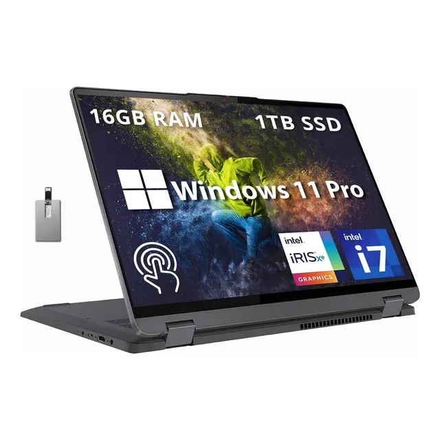 Laptop Lenovo Ideapad Flex 5 16  2 En 1 Pantalla Táctil Ips