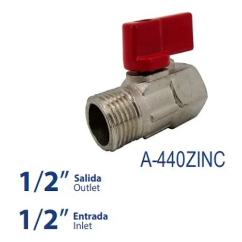 Llave Arresto 1/2 X 1/2 Metalica 