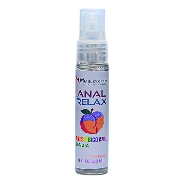 Garley Crazy Anal Relax Lubricante Desensibilizador 1fl.oz/30ml Relajante Anal