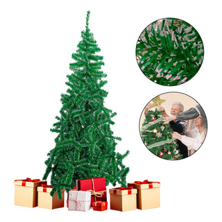 Árbol Navideño Artificial Verde Con Blanco 180 Mts 750 Ramas Árbol Navideño Artificial Verde Con Blanco 180 Mts 750 Ramas