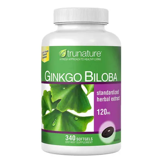 Ginkgo Biloba 120mg Marca Trunature (usa) 340 Softgels