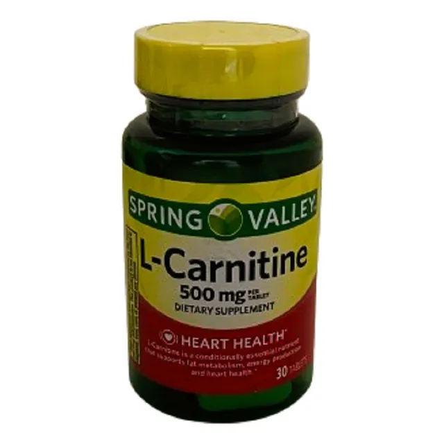 L-carnitine 500mg - 30 Tab Spring Valley