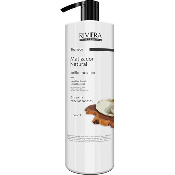 Shampoo Para Canas Gris Perla Riviera 1l