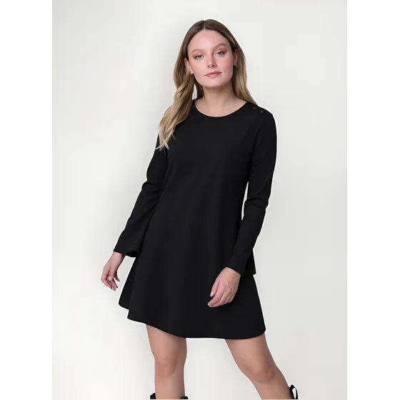Vestido Isidora Negro Woman By Eclipse