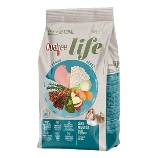 Ração Quatree Life Adulto Raças Pequenas Frango E Arroz 15kg Ração Quatree Life Adulto Raças Pequenas Frango E Arroz 15kg