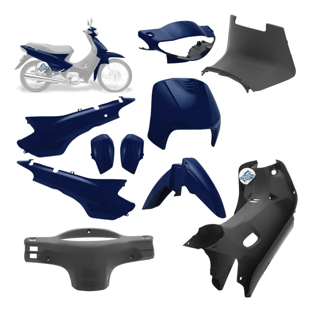 Kit Carenagem Completa Honda Biz 100 1998 Até 2005 Pro Tork