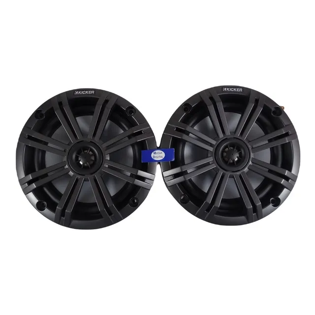 Bocinas Marinas 6.5 Pulgadas Kicker 45km654 195 Watts Color Negra