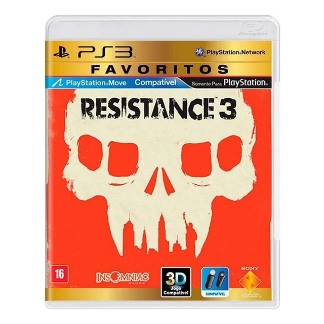Medios físicos de Resistance 3 Ps3