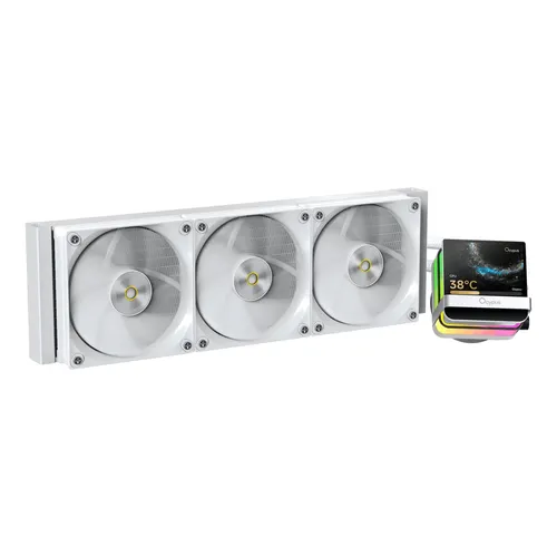 Water Cooler Lian Li Hydroshift II LCD-S 360CL Uni Fan Branco ARGB