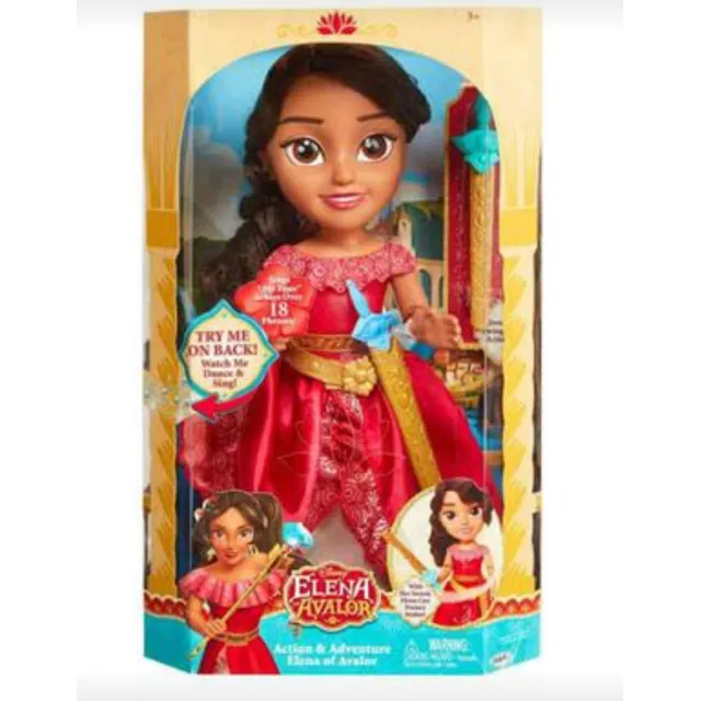 Muñeca Elena De Avalor Toddler Deluxe Articulada 35cm Disney