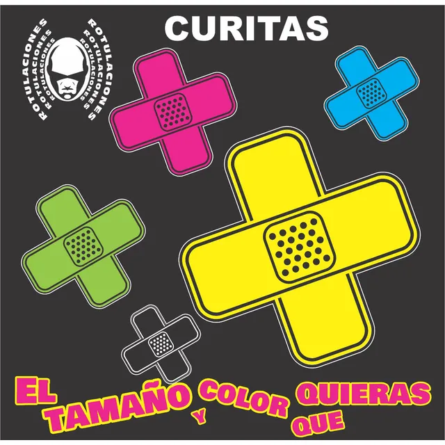 Calcomanías - Stickers  Rotulación - Vinil - Curitas