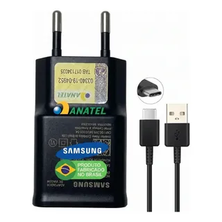 Carregador Para Samsung Original 3 Anos De Garantia Preto