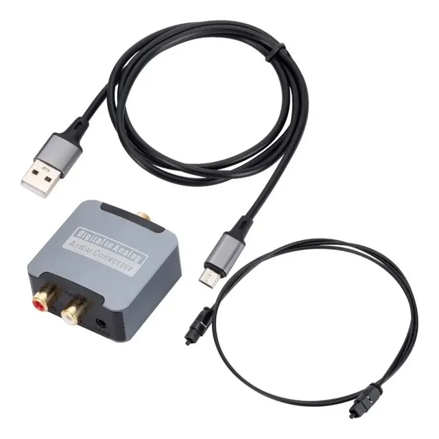 Convertidor De Audio Optico Digital A Rca Digital A Análogo