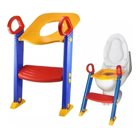 Asiento Adaptador Escalera Inodoro Wc Para Niños Premium Pro
