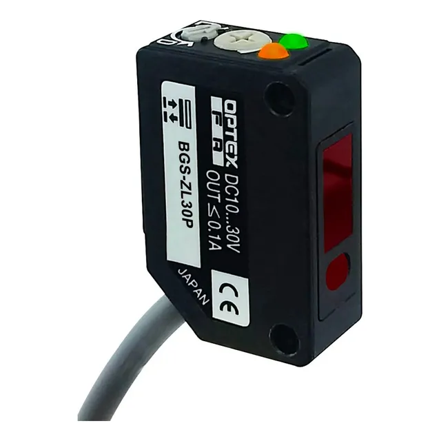 Sensor Fotoelectrico Laser Bgs-zl30p Optex Fa Con Cable 2m