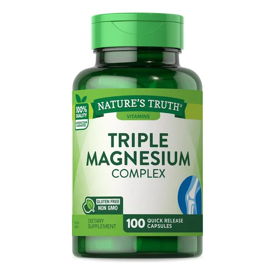 Suplemento Nature's Truth, Complejo Triple De Magnesio, 100