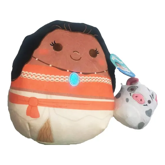 Peluche Kellytoy Squishmallows Disney Moana & Púa 30cm