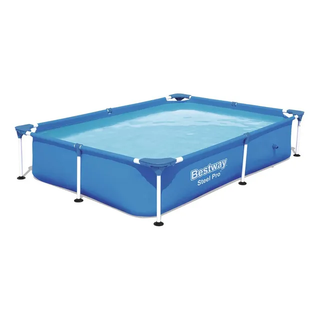 Piscina Steel Pro 221x150x43cm - Bestway Color Azul